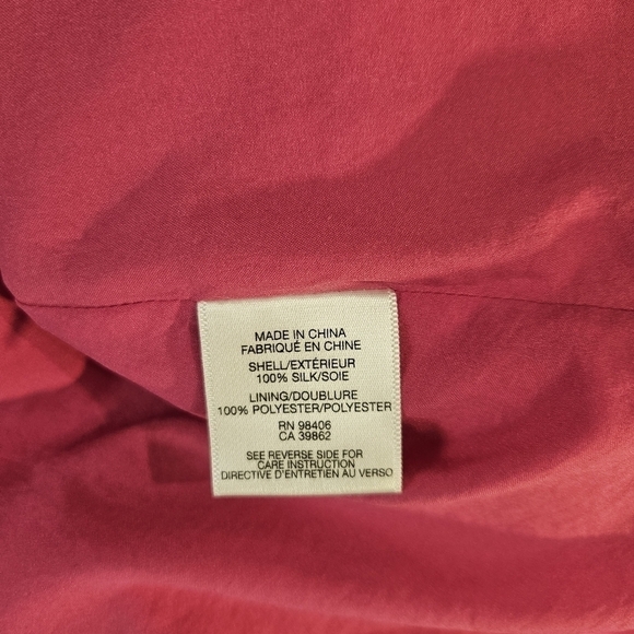 Theory Silk Harida Poignant Dress in Barbie Hot Pink - Picture 7 of 8